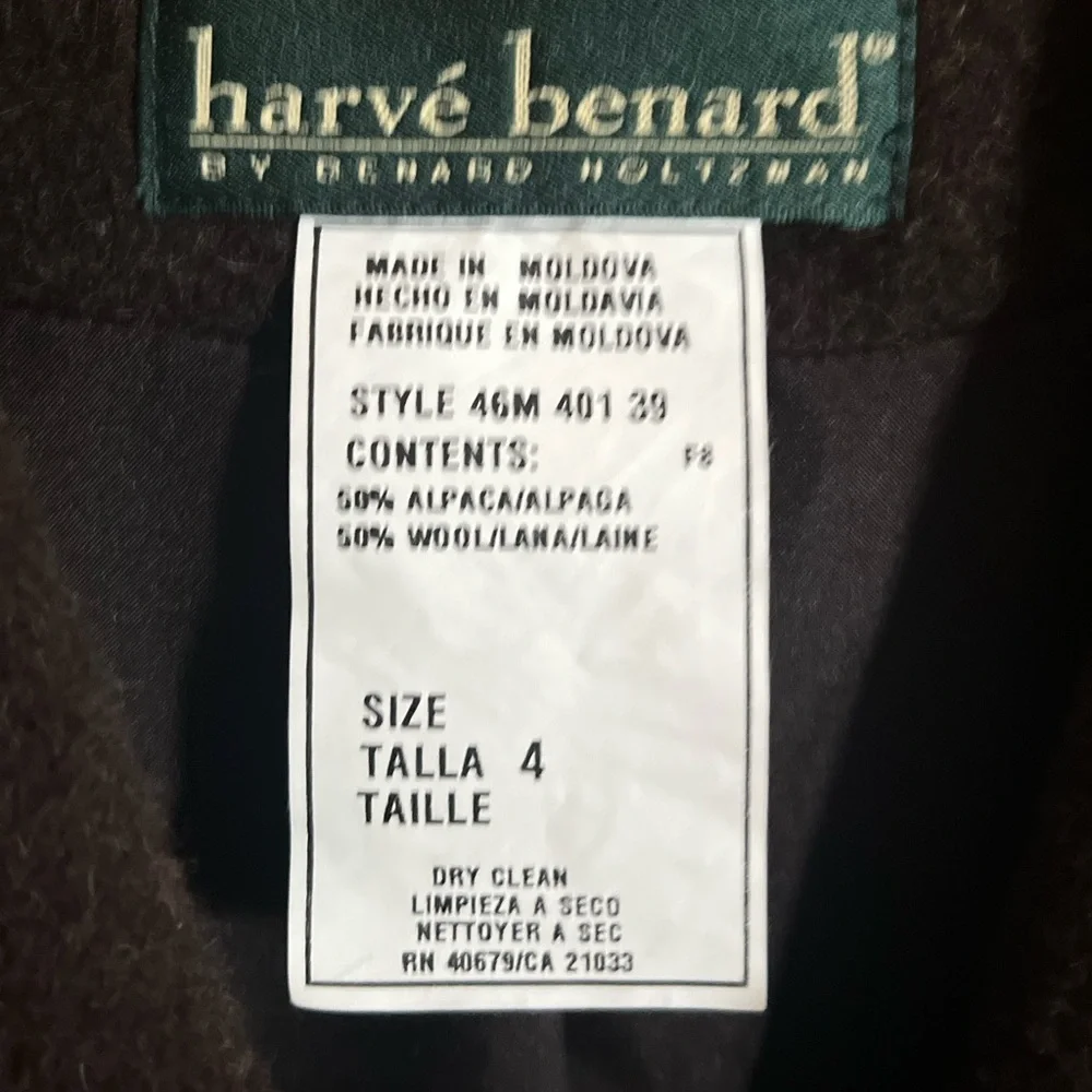 Harvé Benard Dark Brown Jacket - Picture 3 of 3